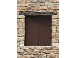 Aluminium shutters with frame