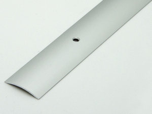 Profilé barre de seuil Global Trans aluminium anodisé percé 3cm 2,7m