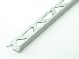 Profilé de finition d'angle Global Floor aluminium anodisé argent 12,5mm 2,7m