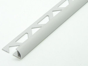 Profilé de finition d'angle Global Round PVC blanc 8mm 2,7m