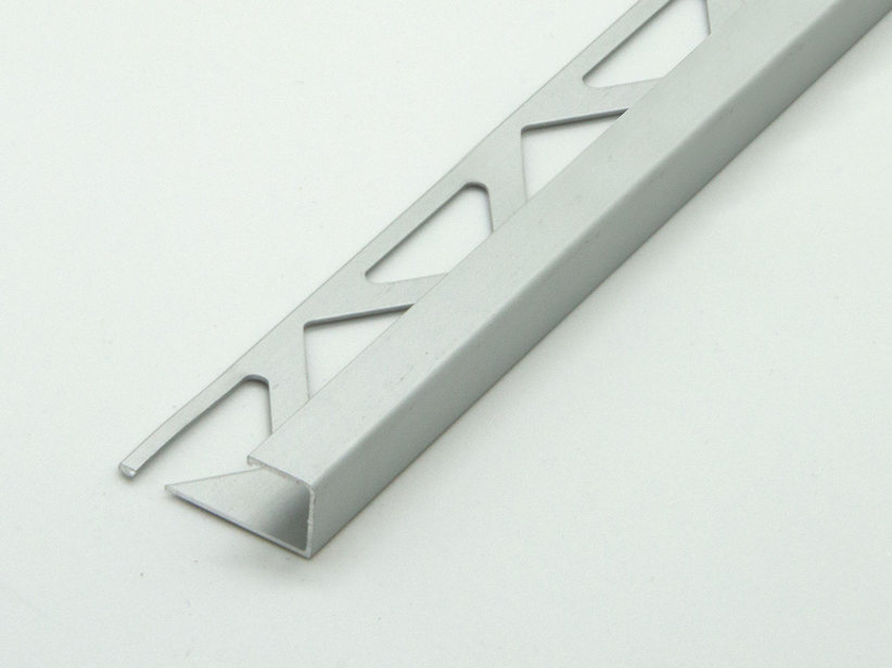 Profilo Angolare Global Square Alluminio Anodizzato Argento 10mm 2,7m