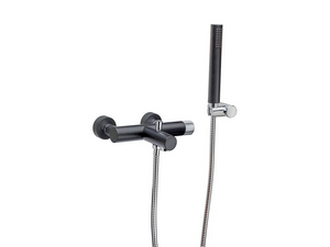 Mitigeur mural monocommande baignoire Dalila noir mat