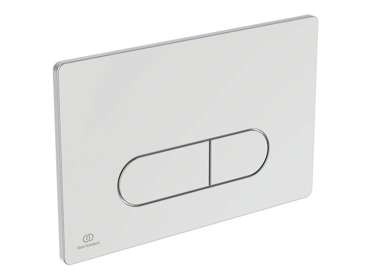 Ideal Standard R0122AC OLEAS Plaque Commande Rinçage WC Blanc - Double Vidange