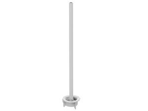 WC monobloc Flo 60x36 cm adossé au mur sortie horizontale/verticale blanc  brillant - Iperceramica