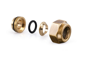 Raccord tube cuivre 24/19 x 14 bronze