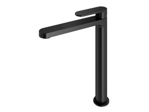 Tall Olmo Basin Mixer without Waste, Matt Black