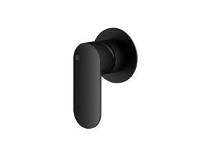 Olmo Plate for Built-in Shower Mixer in Black Matt