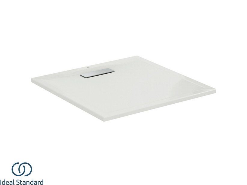 Duschwanne Ideal Standard® Ultra Flat New Quadratisch 80x80 cm Weiß Glänzend