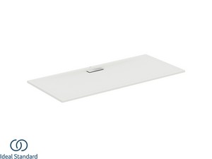 Receveur de douche Ideal Standard® Ultra Flat New rectangulaire 180x80 cm blanc soie mat