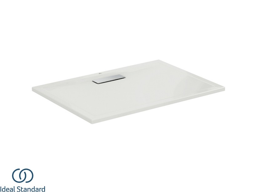Duschwanne Ideal Standard® Ultra Flat New Rechteckig 100x70 cm mit Ideal Grip Weiß Halbglänzend