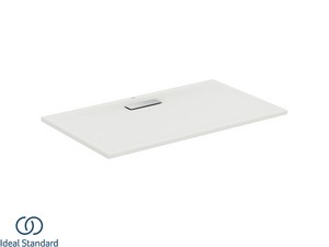 Receveur de douche Ideal Standard® Ultra Flat New rectangulaire 120x70 cm blanc soie mat