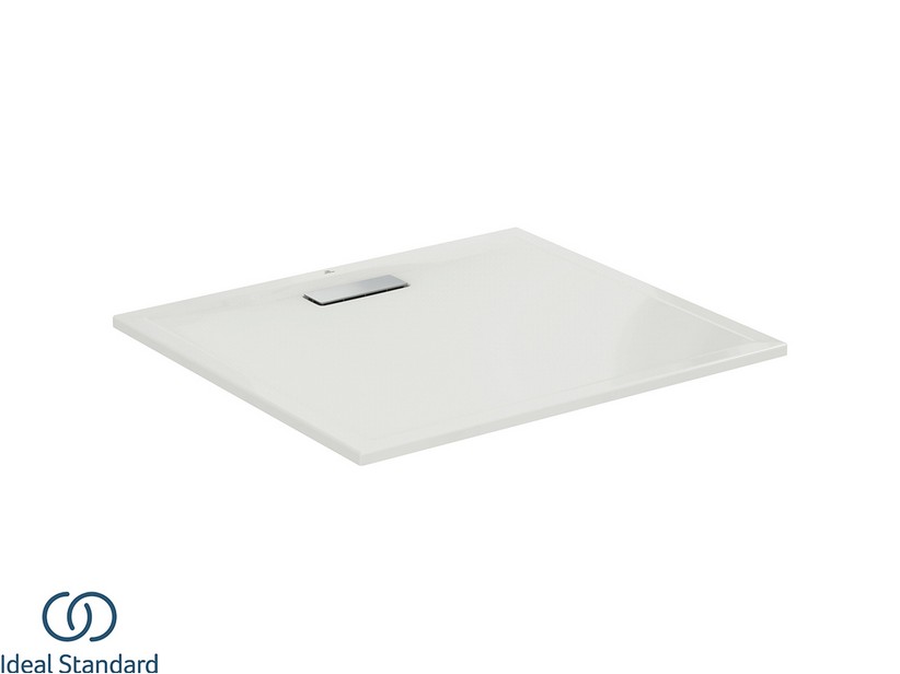 Duschwanne Ideal Standard® Ultra Flat New Rechteckig 100x90 cm mit Ideal Grip Weiß Halbglänzend