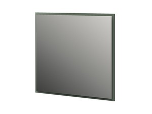 Miroir de salle de bains avec lumière Led Classic 90x98 cm vert sauge mat