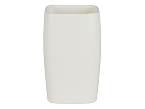 Portascopino Wc Retro 11,5x42 cm Ceramica Bianco Opaco/Cromo - Iperceramica