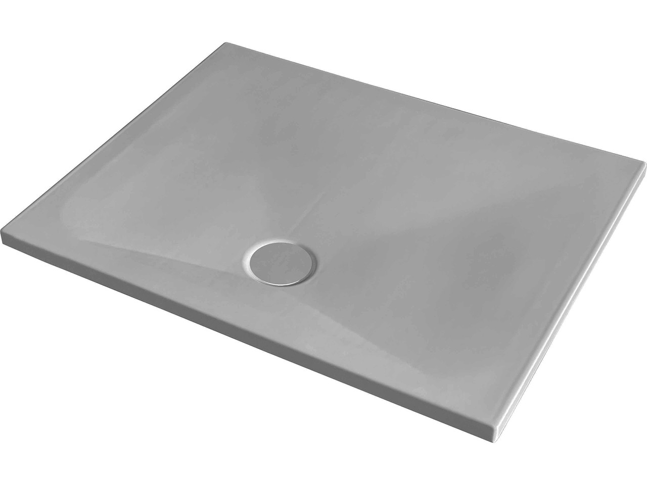 Piatto Doccia Extrapiatto 100x80 Cm CRES SMOOTH WHITE Colore: Bianco - Foto 4