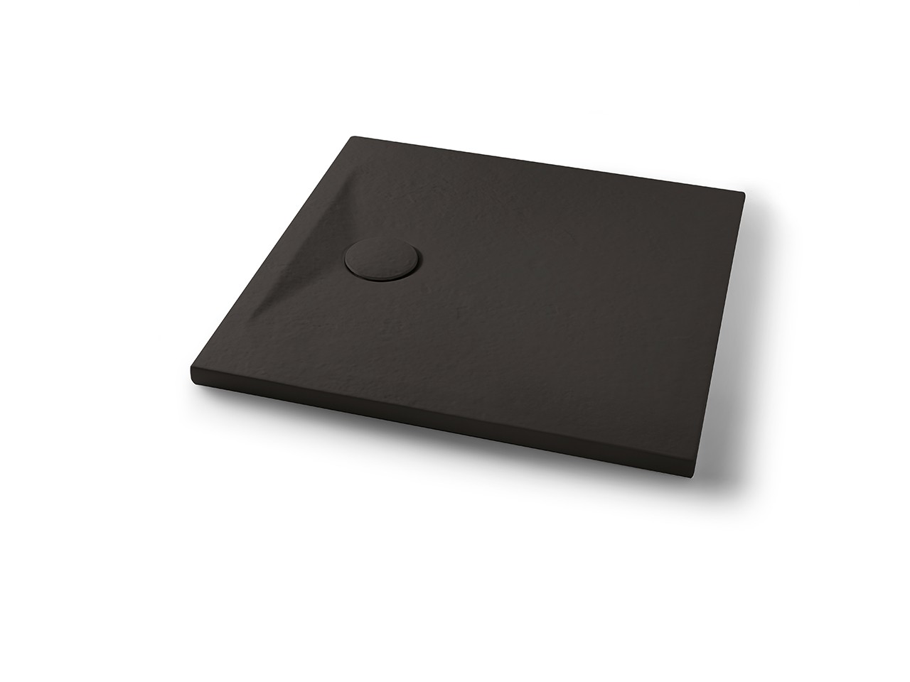 Receveur de douche 80 x 150 cm extra plat ELITE en résine surface ardoisée anthracite