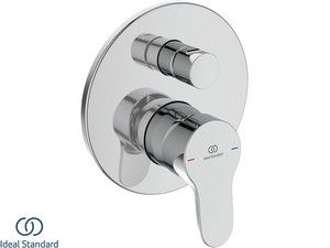 2-Wege-Einhebelarmatur für Badewanne/Dusche für die externe Unterputzmontage Cerabase Chrom