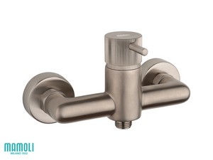 Rubinetto per doccia LOOP cromo effetto inox spazzolato | Leroy Merlin