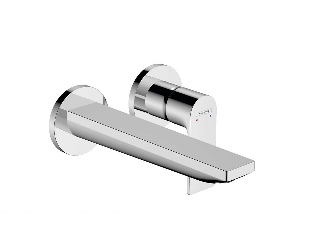 Rubinetto Miscelatore Termostatico Per Lavabo – Acciaio Inox, Doppia Maniglia, Monoforo, Altezza 290 Mm
