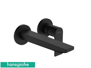 HANSGROHE® REBRIS WALL-MOUNTED BUILT-IN SINGLE-LEVER WASHBASIN MIXER WITH 20.5 CM SPOUT WITH WASTE MATT BLACK