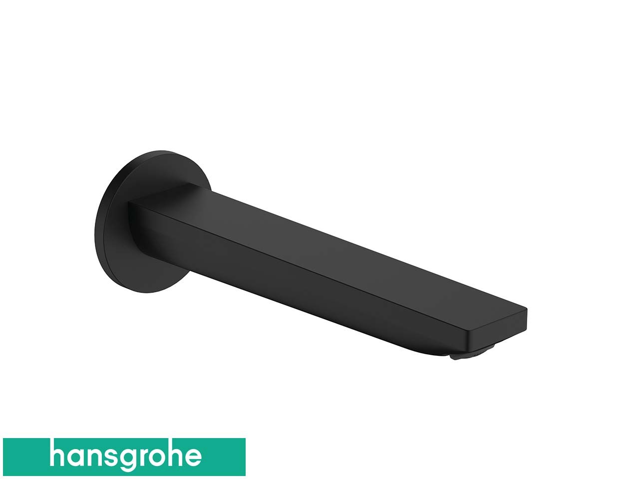 BATHTUB SPOUT HANSGROHE® REBRIS MATT BLACK Iperceramica