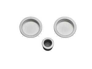 Blind Round Slide Round Satin Chrome