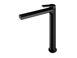 Mitigeur de lavabo haut Trend sans bonde noir mat