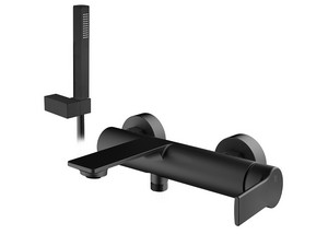 Ensemble baignoire Trend équipé noir mat