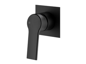 Plaque pour mitigeur de douche encastré Trend noir mat
