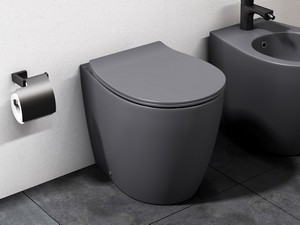 SENTIMENTI NEO FLOOR-MOUNTED PAN 52X36 cm MATT GREY