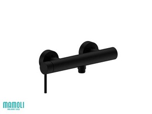 Duscharmatur auf Putz Roma aus Edelstahl AISI304 Ausführung Schwarz matt