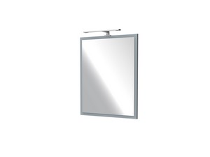 Miroir CAMPIGLIO 60xH70 cm avec cadre gris mat