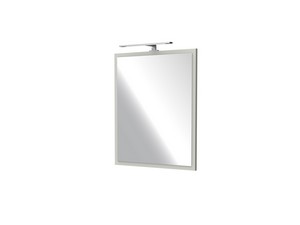 Miroir CAMPIGLIO 60xH70 cm avec cadre taupe mat