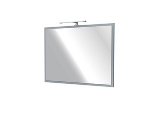 Specchio CAMPIGLIO 100xH70 cm con Cornice Grigio Opaco