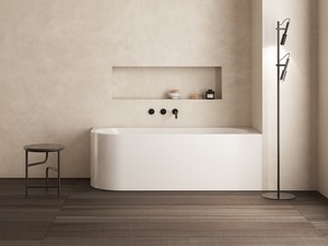 Vasca ad Angolo Destro Nives 170x70 cm Bianco Opaco