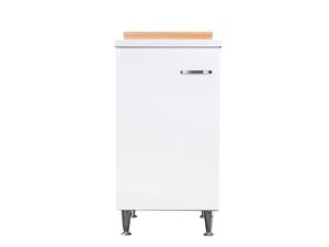 COMFORT LAUNDRY FURNITURE 45X50 cm RIGHT HANDLE WHITE LAMINATED WOOD