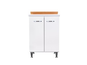 COMFORT LAUNDRY FURNITURE 60X50 cm WHITE LAMINATED WOOD