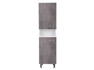 Mobile Colonna Comfort 45x50 cm Verso Destro in Nobilitato Bianco/Grigio