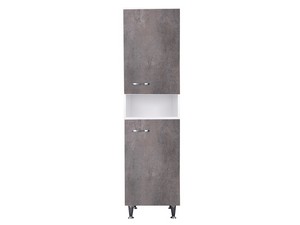 Mobile Colonna Comfort 45x50 cm Verso Sinistro in Nobilitato Bianco/Grigio