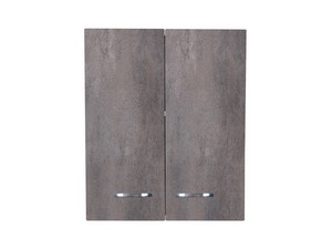 Meuble armoire Comfort 60x32 cm en mélaminé blanc/gris