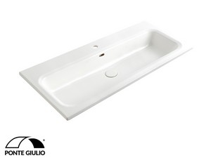 OMNIA Porcelain Washbasin 100 cm White Finish