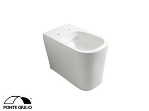 WC à poser adossé au mur Omnia Rimless blanc