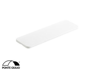 OMNIA Supporting Shelf for Linear Handle White Acrylic Stone Finish