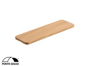 Mensola da Appoggio per Maniglione Lineare Omnia in Legno Iroko