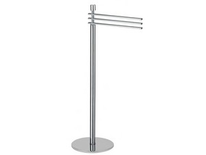 SERENA BATHROOM STAND WITH TOWEL HOLDER CHROME