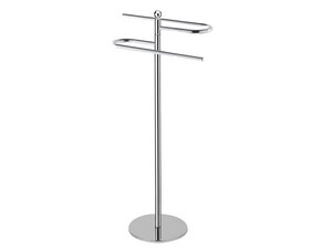 IRIS BATHROOM STAND WITH CHROME TOWEL HOLDER