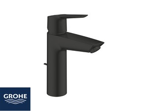 Mitigeur monocommande taille M Grohe® Start pour lavabo Unitop noir mat