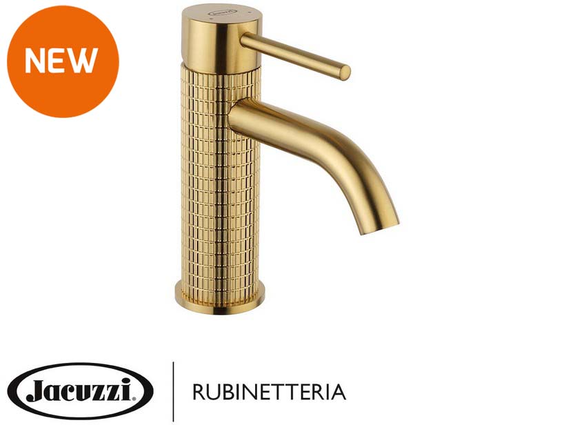 Noemi Series Taps in Brushed Gold Finish Brass