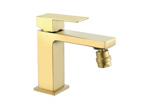 Mitigeur monocommande bidet Kyra en PVD or brossé