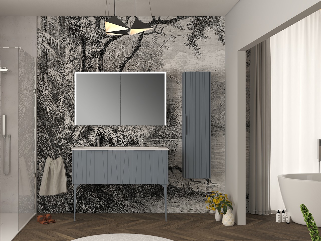Meubles design, suspendus et modernes pour la salle de bain